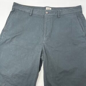 Flint and Tinder 365 Chino Shorts Mens Size 34 Gray 9" Inseam Cotton Blend